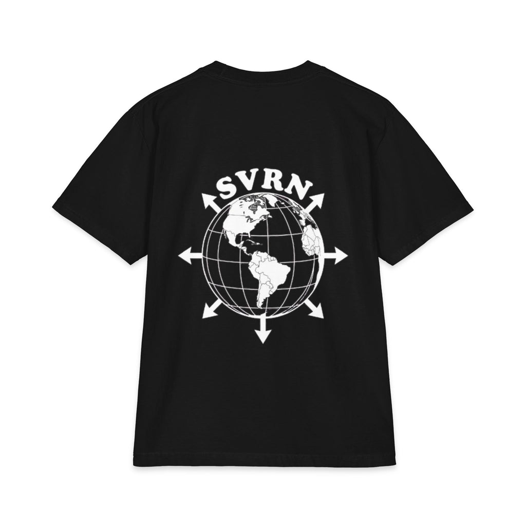 SVRN Globe Graphic T‑Shirt — Global Authority Streetwear Tee
